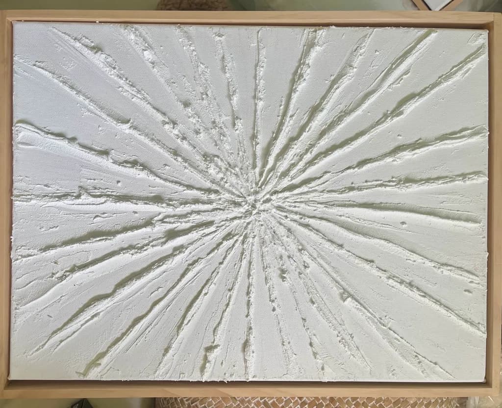 Radiant Whispers: An Abstract Exploration of Texture and Light