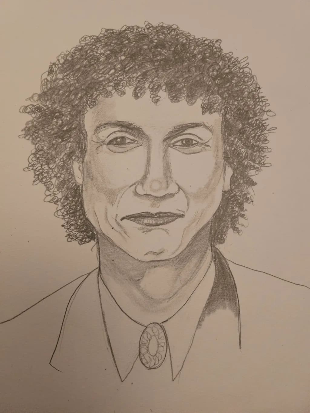 Curly-Haired Portrait