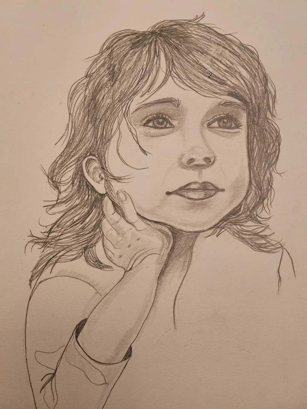 Whispers of Innocence: A Thoughtful Portrait of Childhood