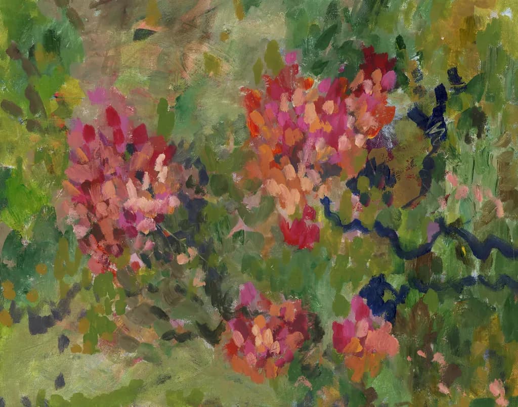 Vibrant Blossoms: An Impressionistic Journey Through Nature's Palette