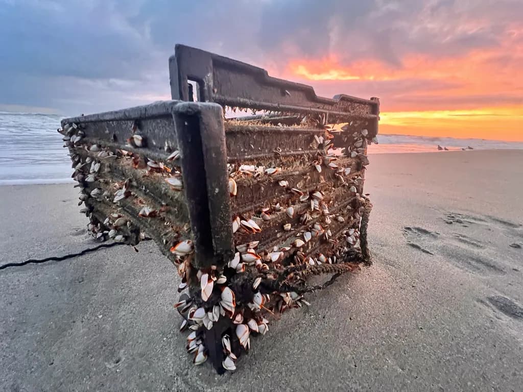 Sunset Shells on the Shore