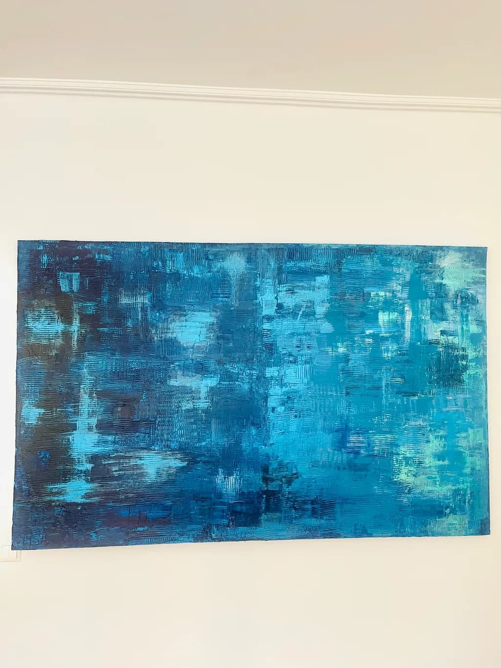 Oceanic Whispers: A Deep Dive into Abstract Blues and Textures