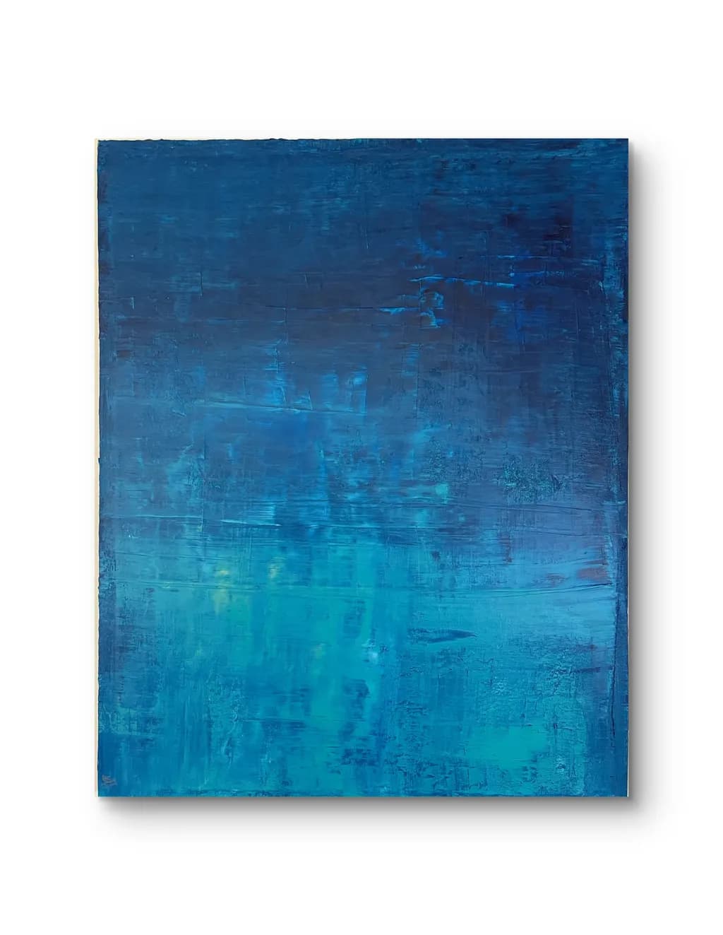 Serenity in Blue: An Abstract Exploration of Calm and Texture