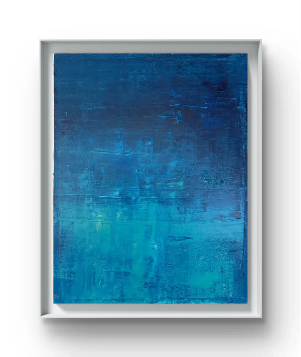 Serenity in Blue: An Abstract Journey Through Calm Textures