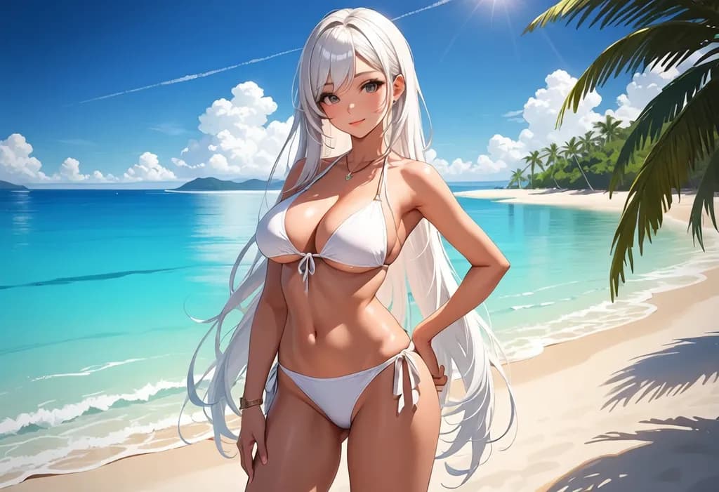 Serene Beach Goddess: A Captivating Summer Escape