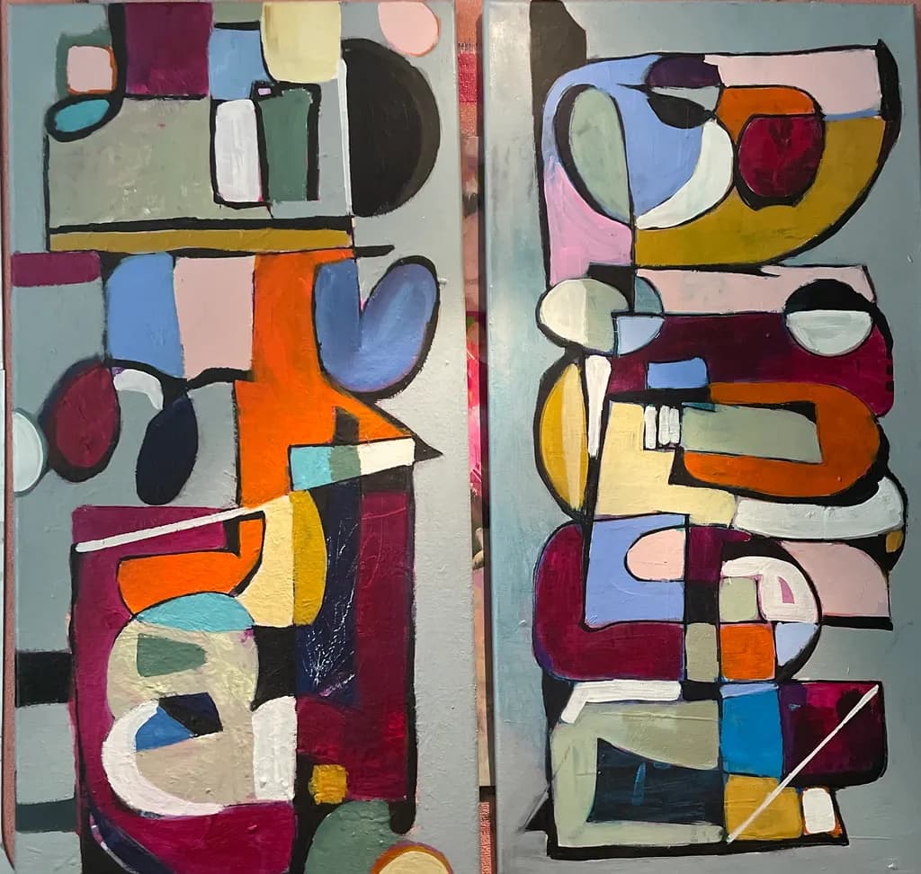 Vibrant Harmony: A Journey Through Abstract Color and Form