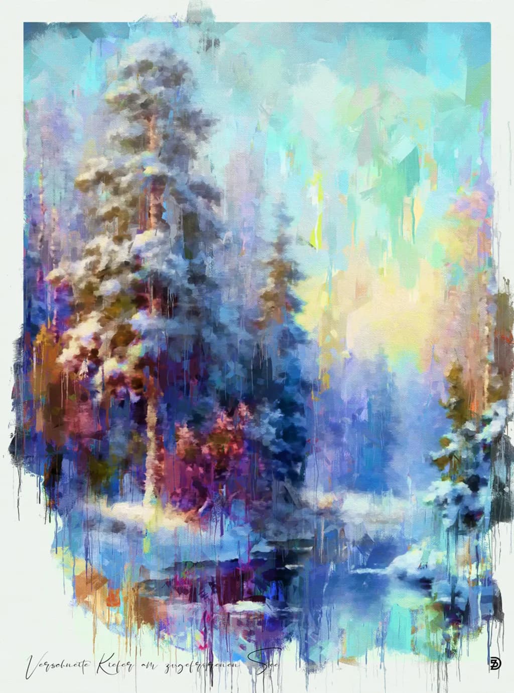 Winter Forest Reflection