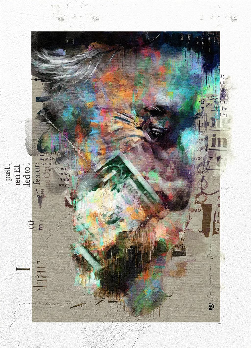 Abstract Portrait Texture