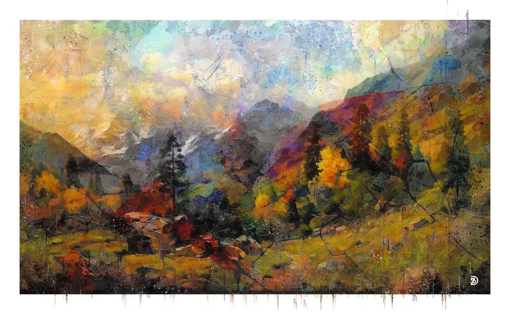 Autumn Mountain Landscape