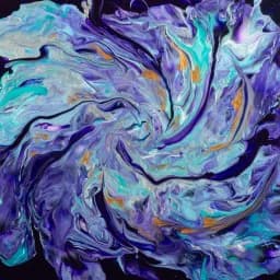 Marbled Pulse of the Indigo Cosmos