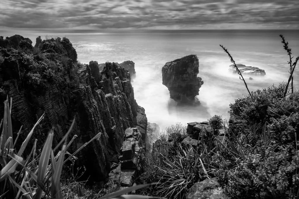 Monochrome Coastline