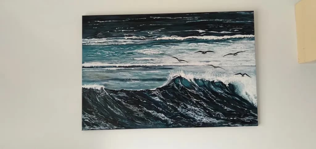 Whispers of the Ocean: A Serene Dance of Waves and Sky