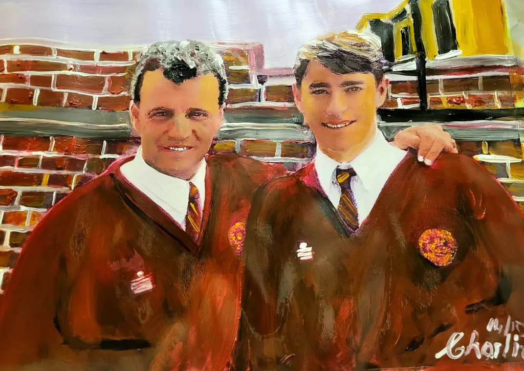 Camaraderie in Brown