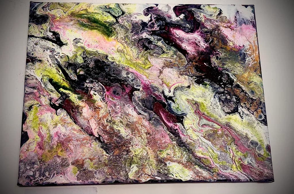 Whispers of Color: A Vibrant Dance of Abstract Emotion