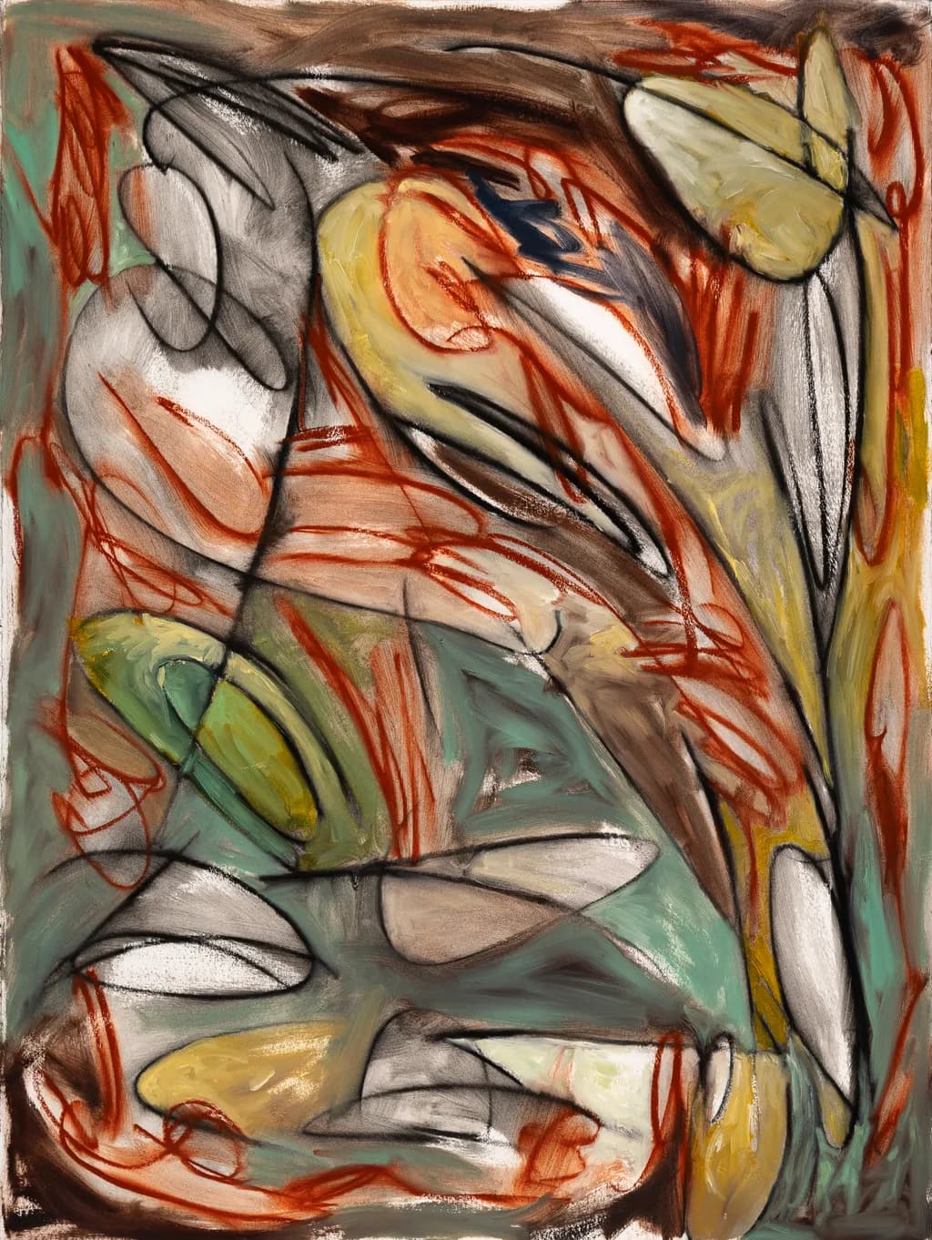 Whispers of Color: An Abstract Journey Through Fluid Expression and Organic Texture