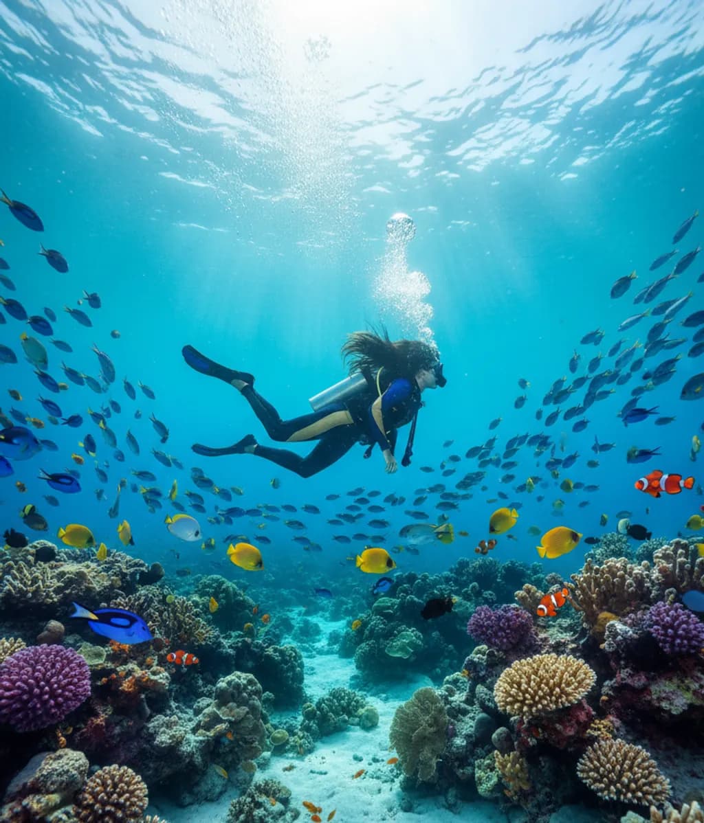 Underwater Scuba Diver