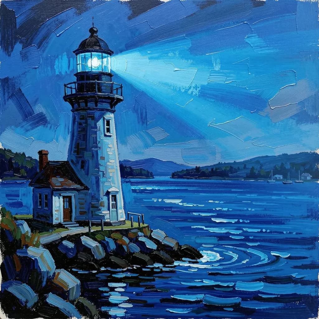 Lighthouse at Night