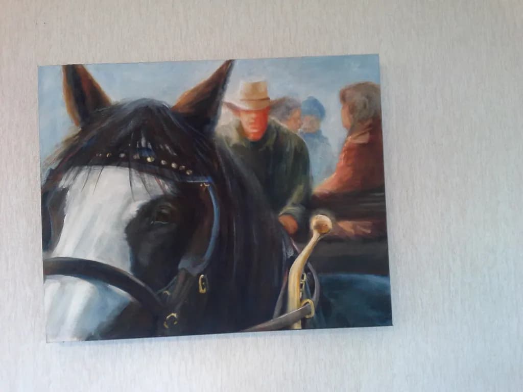 Whispers of the Carriage: A Journey Through Time with Majestic Horses and Companions