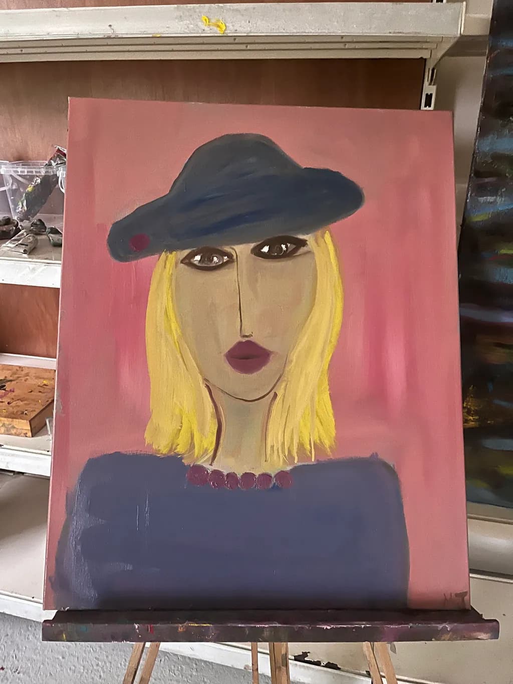 Blue Hat Portrait