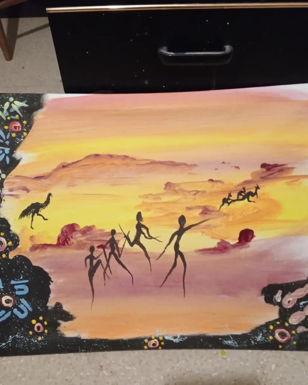 Dancing Shadows at Dusk: A Journey Through the Desert Landscape