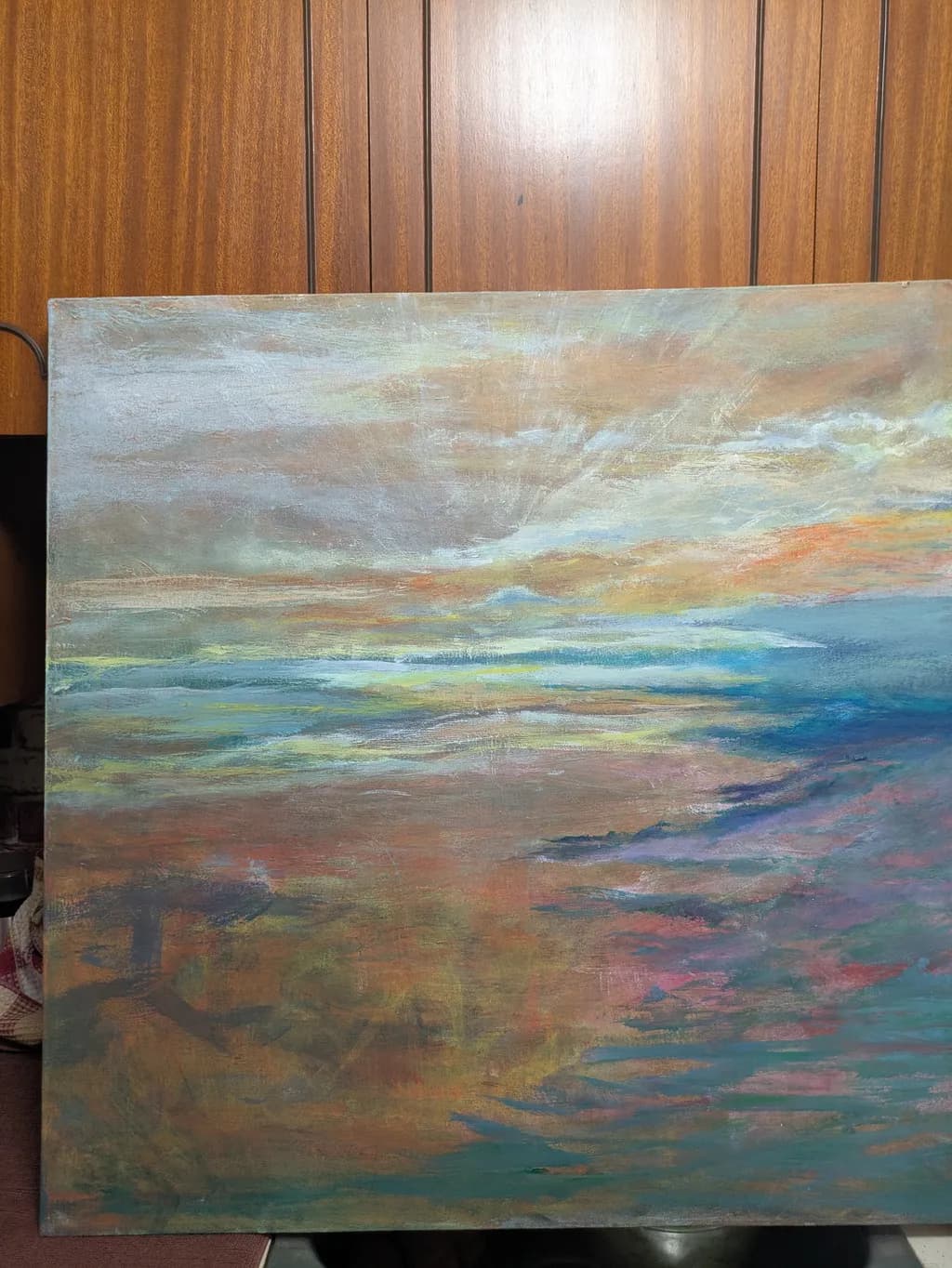 Whispers of Dusk: A Serene Horizon in Pastel Hues