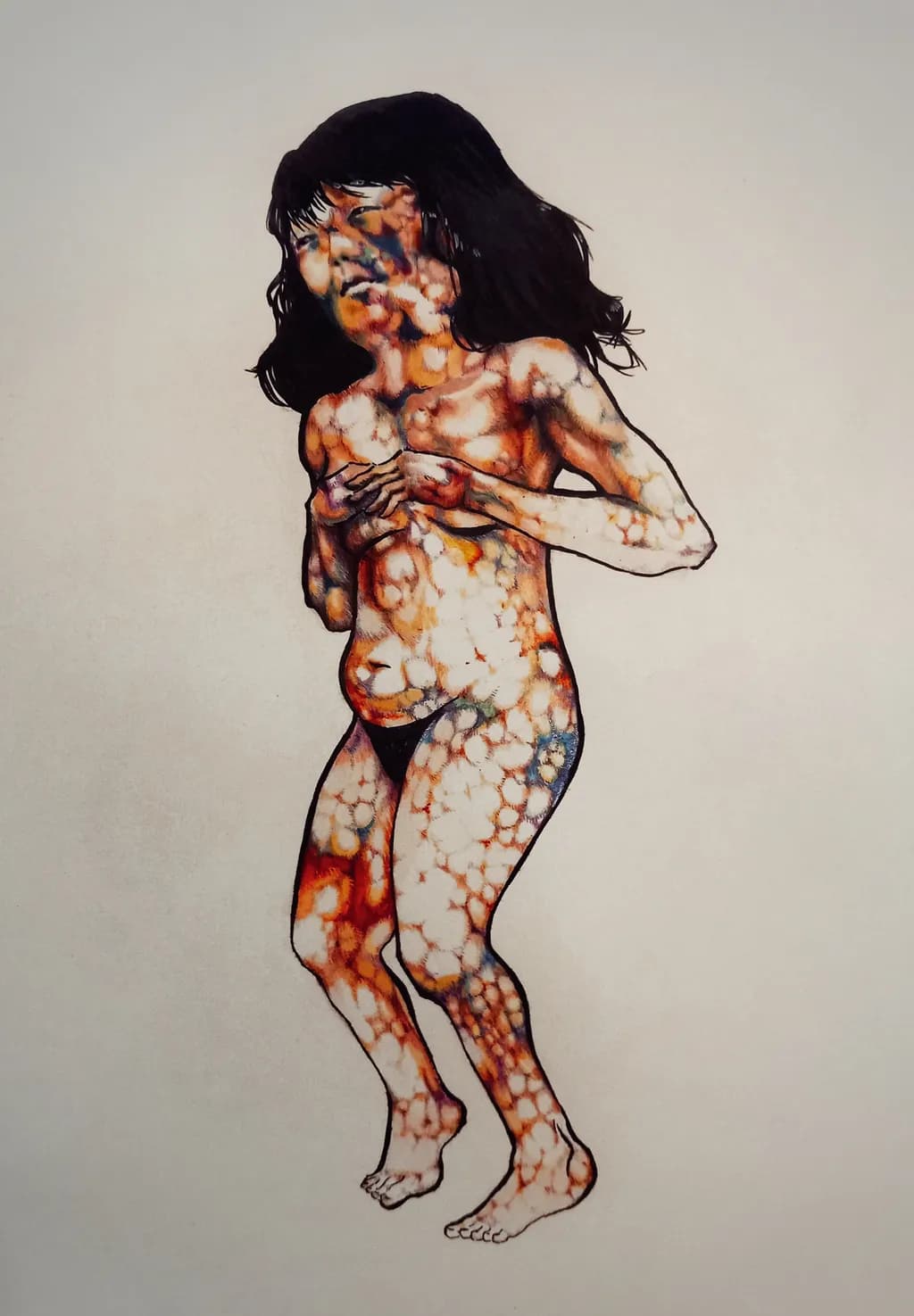 Whispers of Innocence: A Colorful Exploration of Childhood Vulnerability
