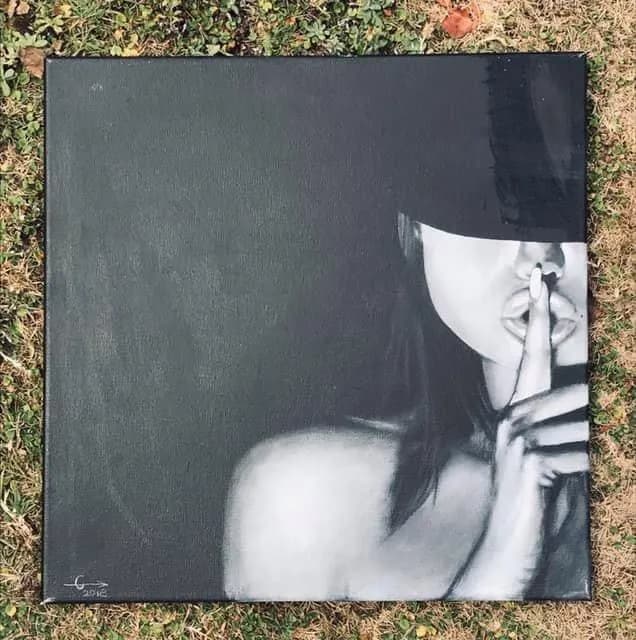 Whispers of Silence: A Monochrome Portrait of Mystery and Intrigue