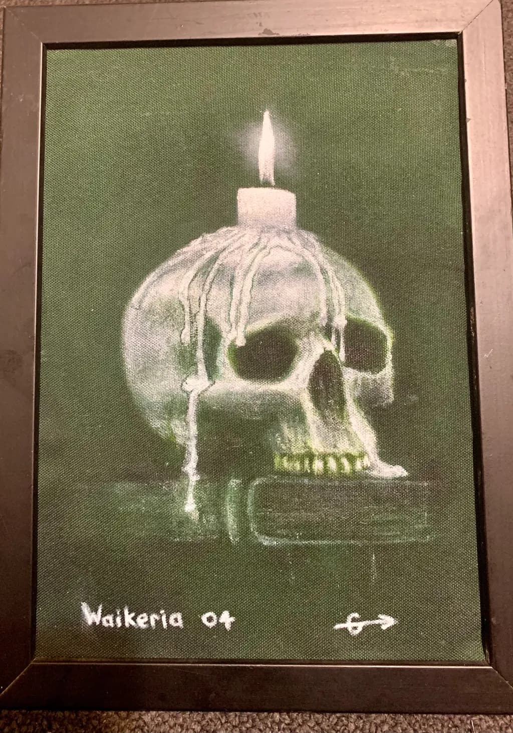Ethereal Glow: The Candlelit Skull of Waikeria 04