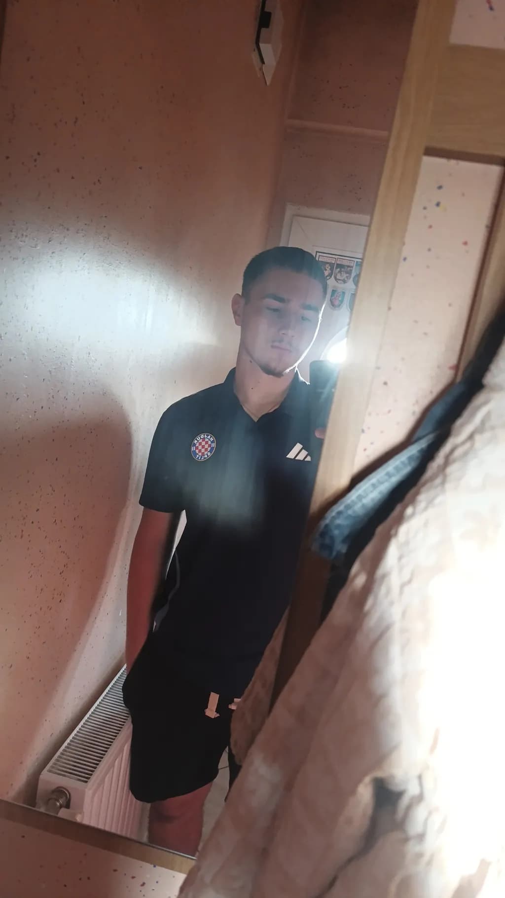 Reflections of Youth: A Moment in Time Captured in a Mirror