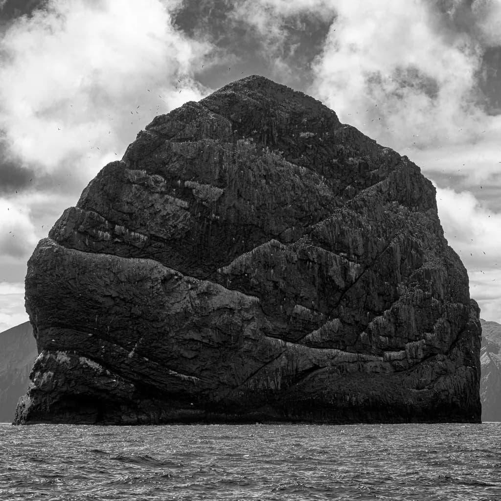 Majestic Monolith: The Silent Sentinel of the Sea