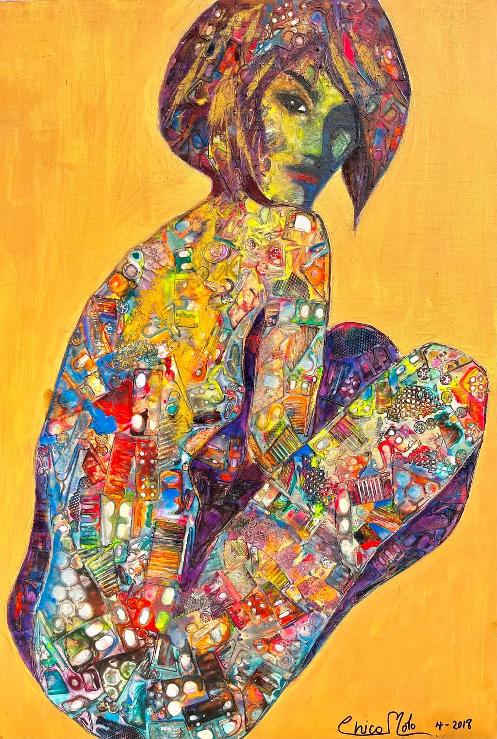 Vibrant Expressions: A Colorful Journey Through Abstract Form and Figure