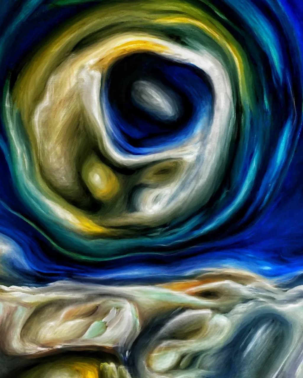 Celestial Whirl: A Dance of Color and Emotion