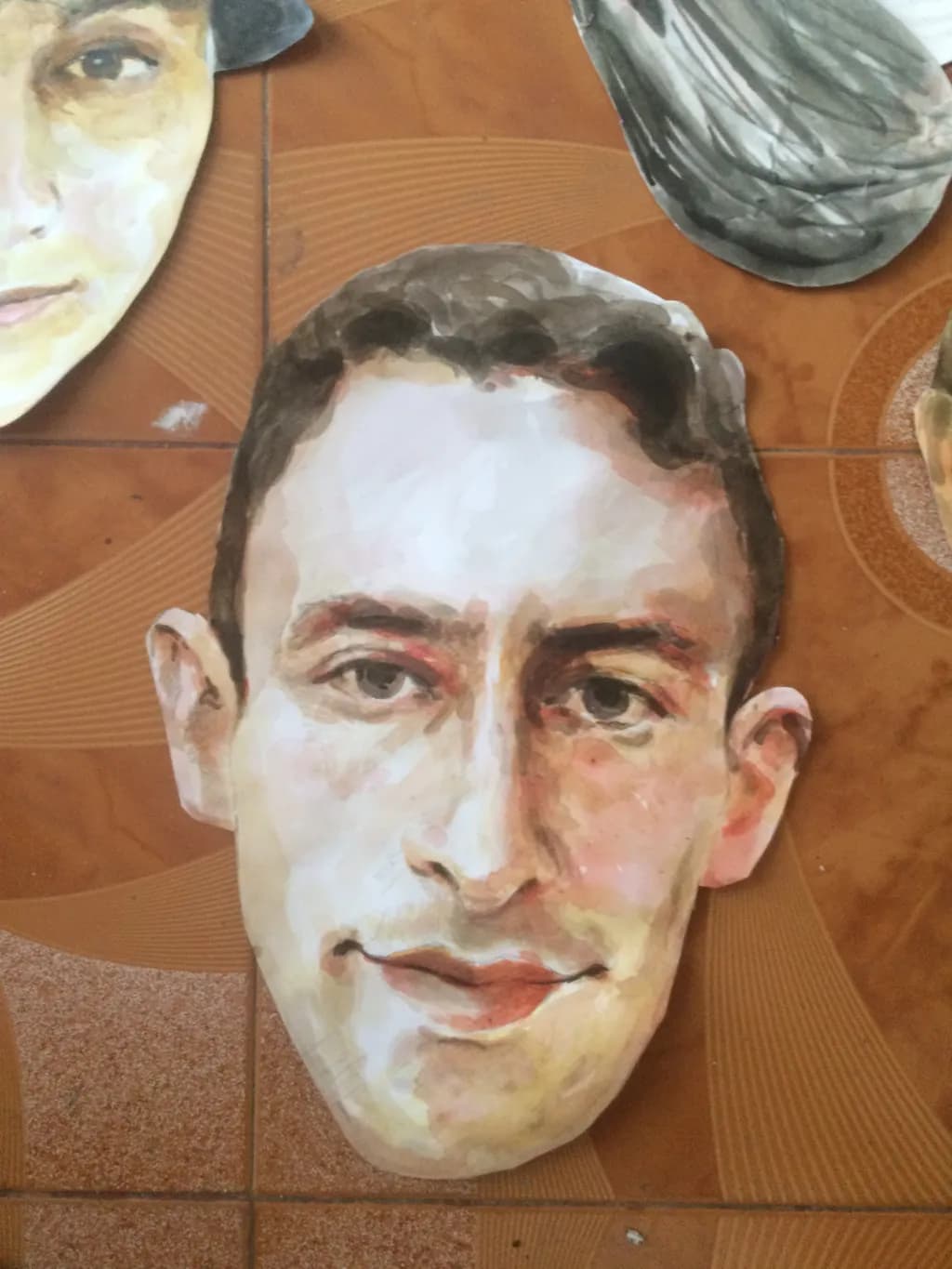 Whispers of Expression: A Portrait in Watercolor and Emotion