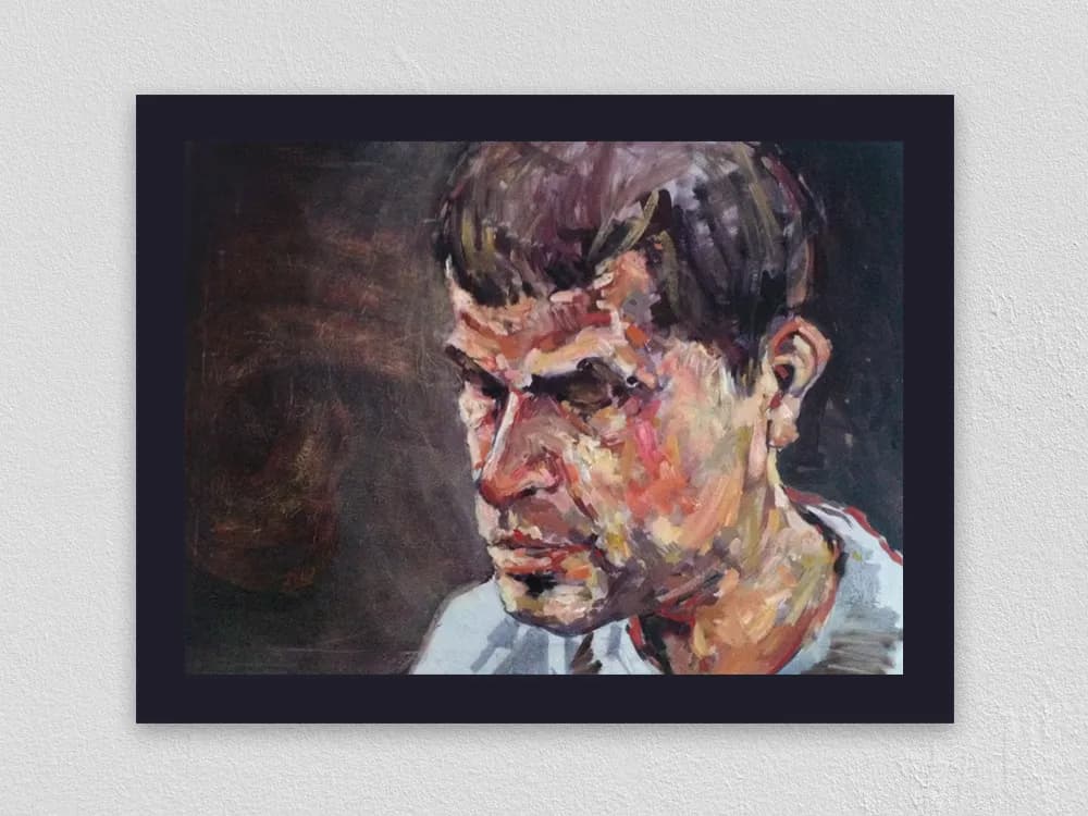Reflections of Solitude: A Portrait of Inner Turmoil