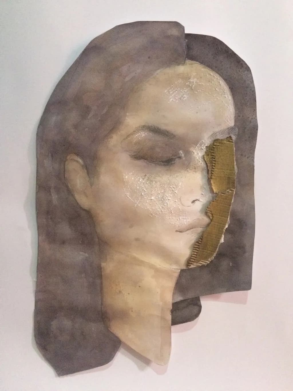 Whispers of Identity: A Mixed Media Exploration of the Self