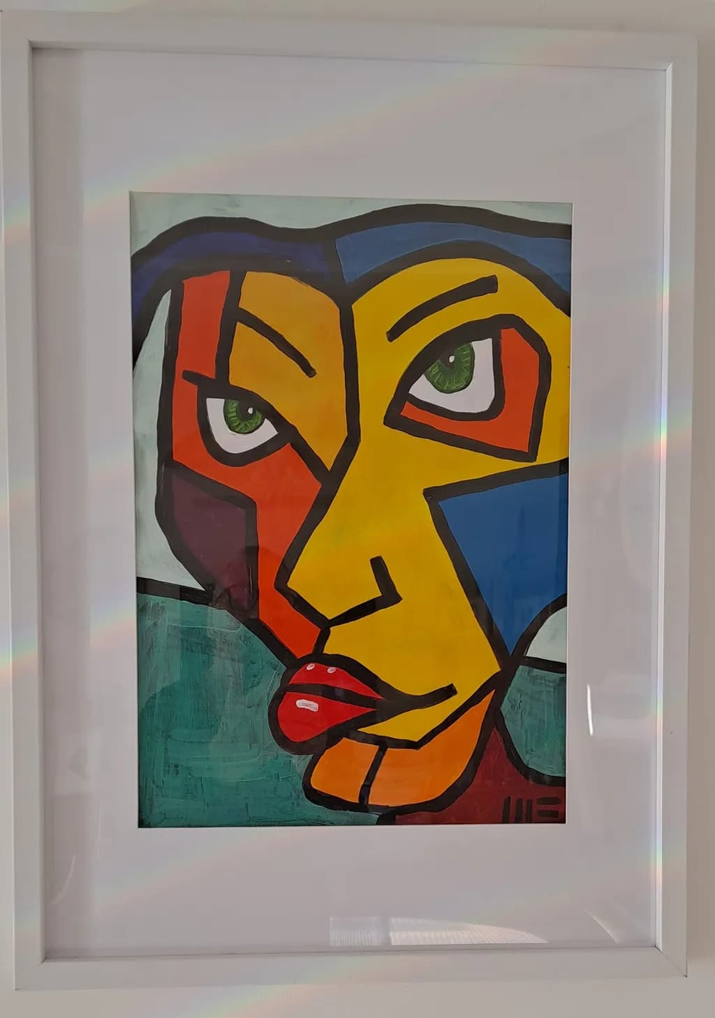 Vibrant Expressions: A Colorful Journey Through Abstract Portraiture