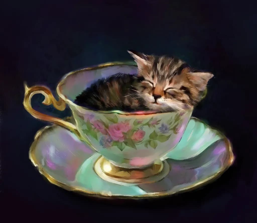 Kitty in a Cup
