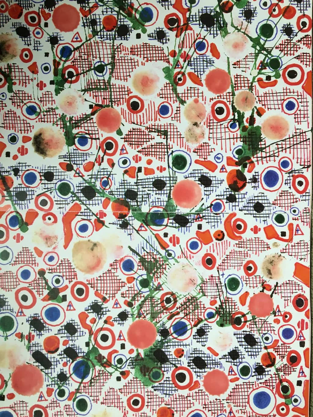 Vibrant Whimsy: A Dance of Color and Form in Abstract Expressionism