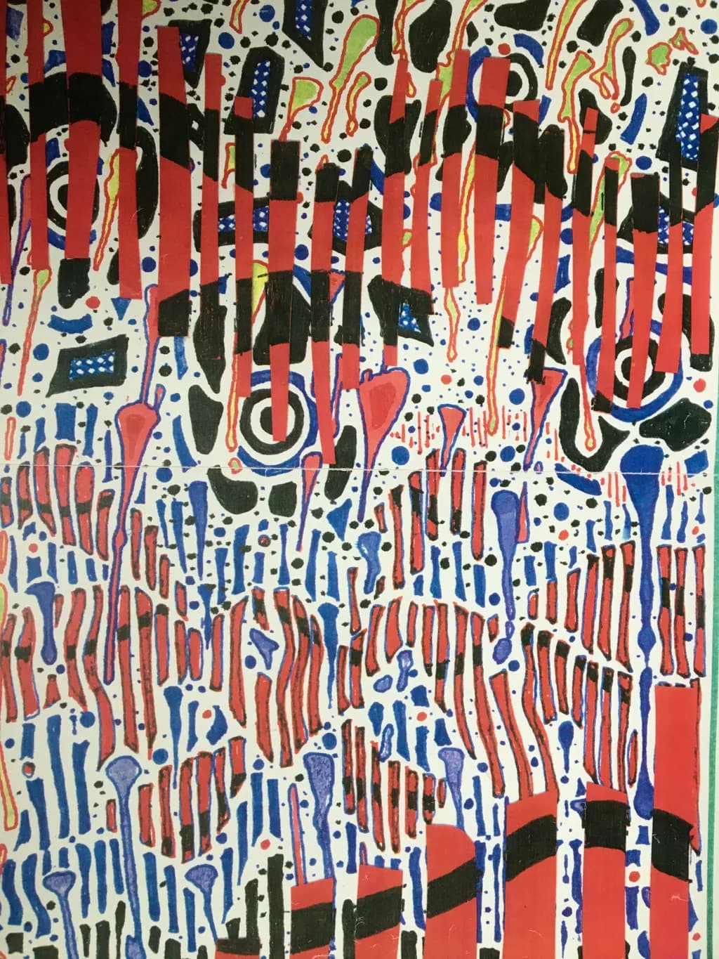 Vibrant Chaos: A Dance of Color and Form in Abstract Expressionism