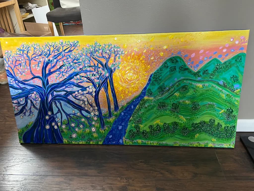 Sunlit Riverbend