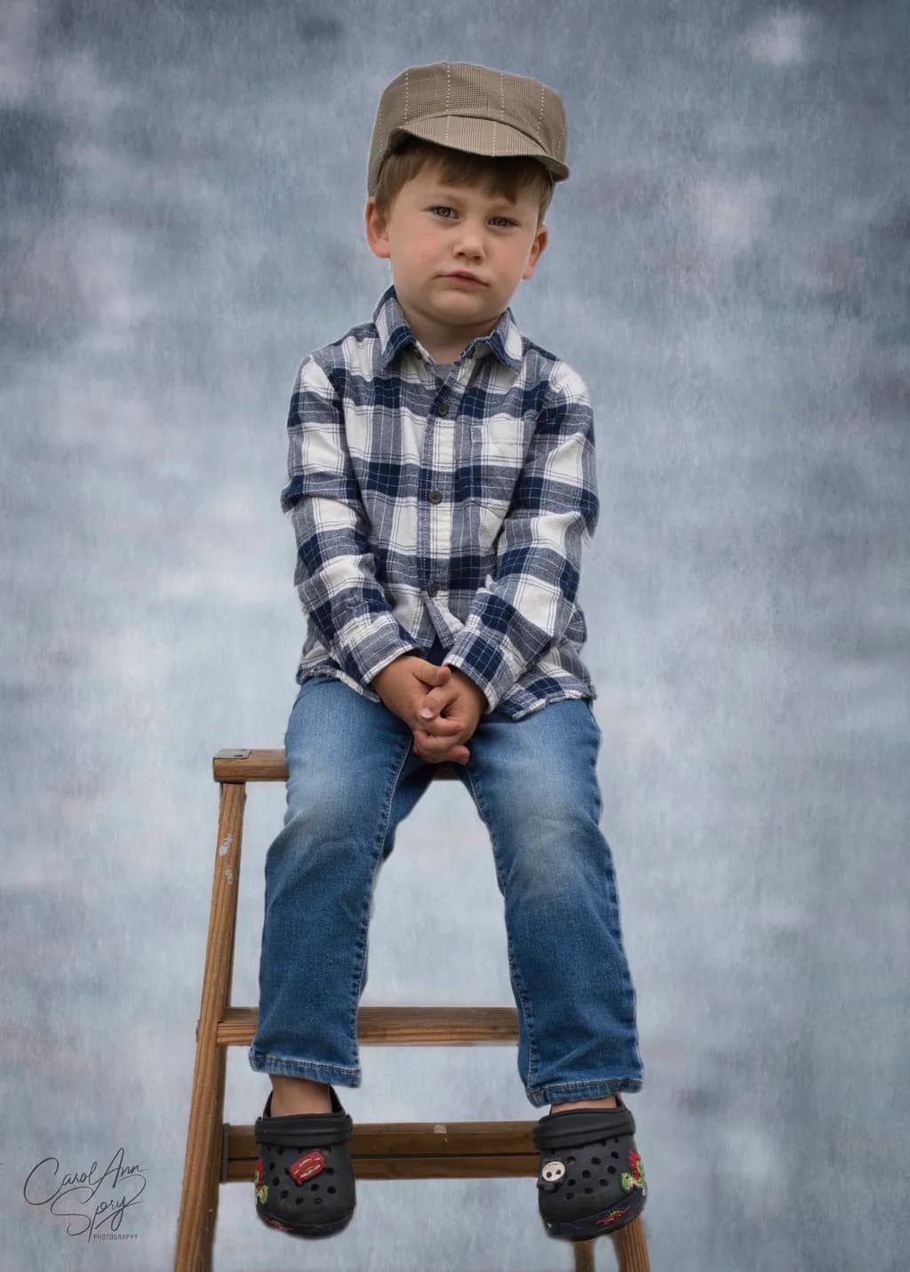 Plaid Boy Portrait