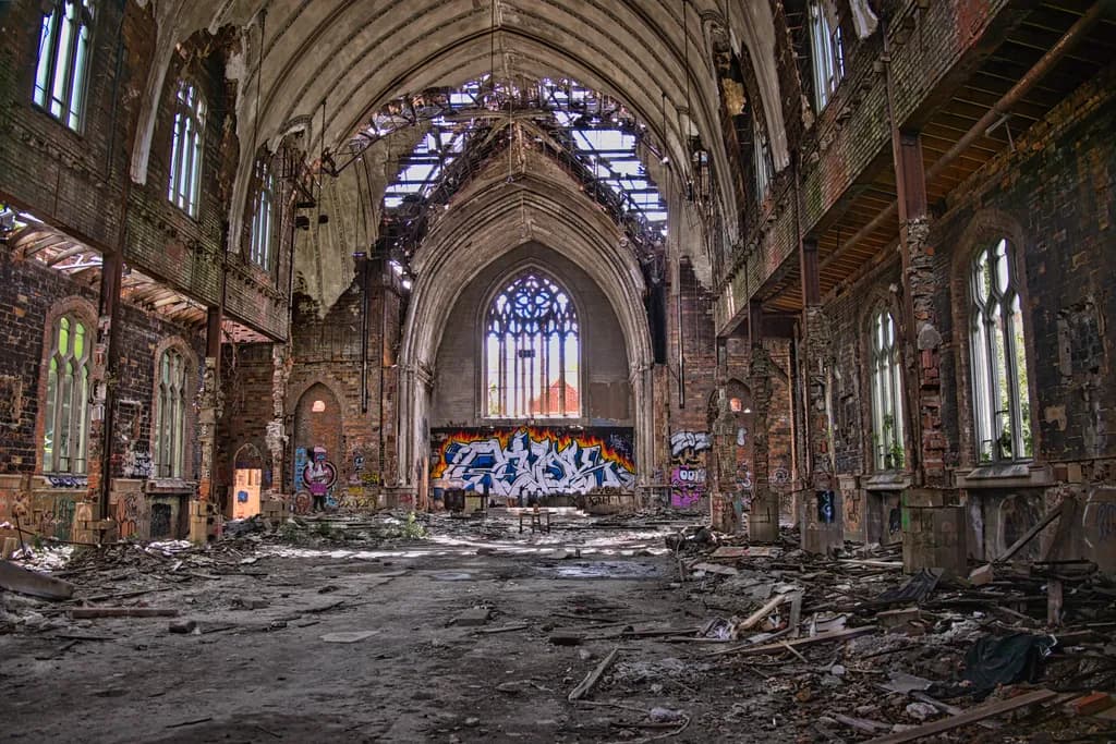 Abandoned Church Interior