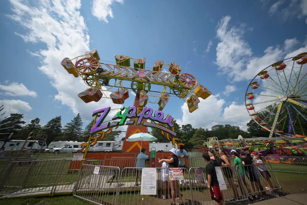 Zipper Ride at Fairground