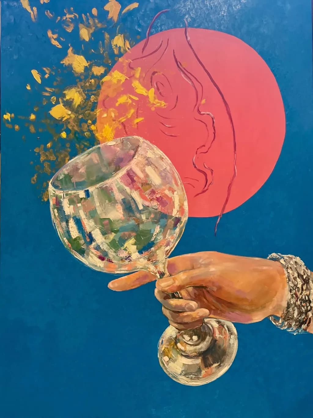 Celebration in Color: A Toast to Life's Vibrancy