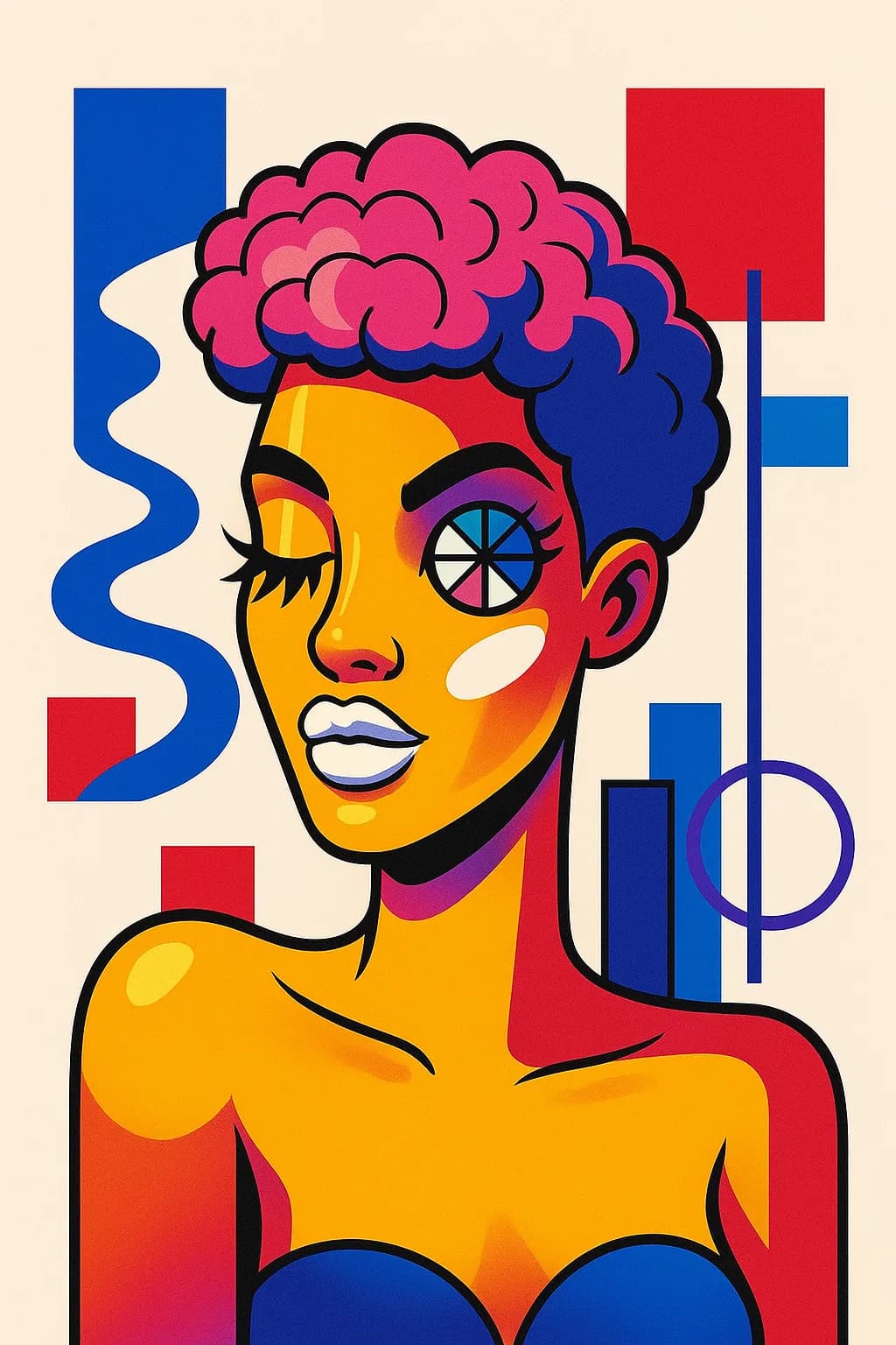 Vibrant Visions: A Bold Celebration of Color and Identity