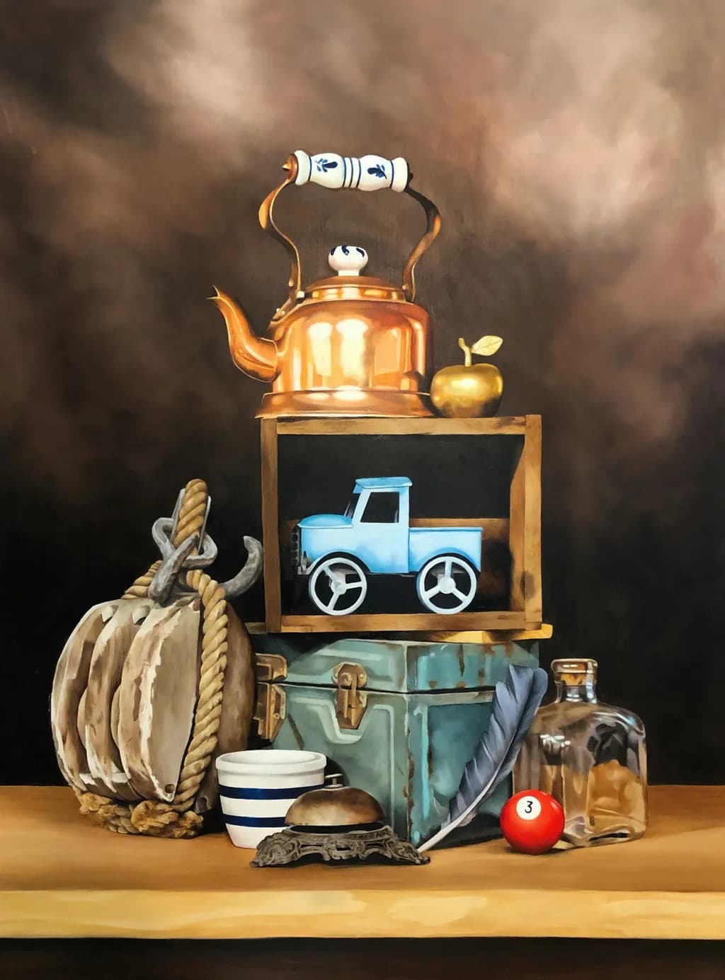Whimsical Treasures: A Still Life of Nostalgic Objects and Timeless Charm