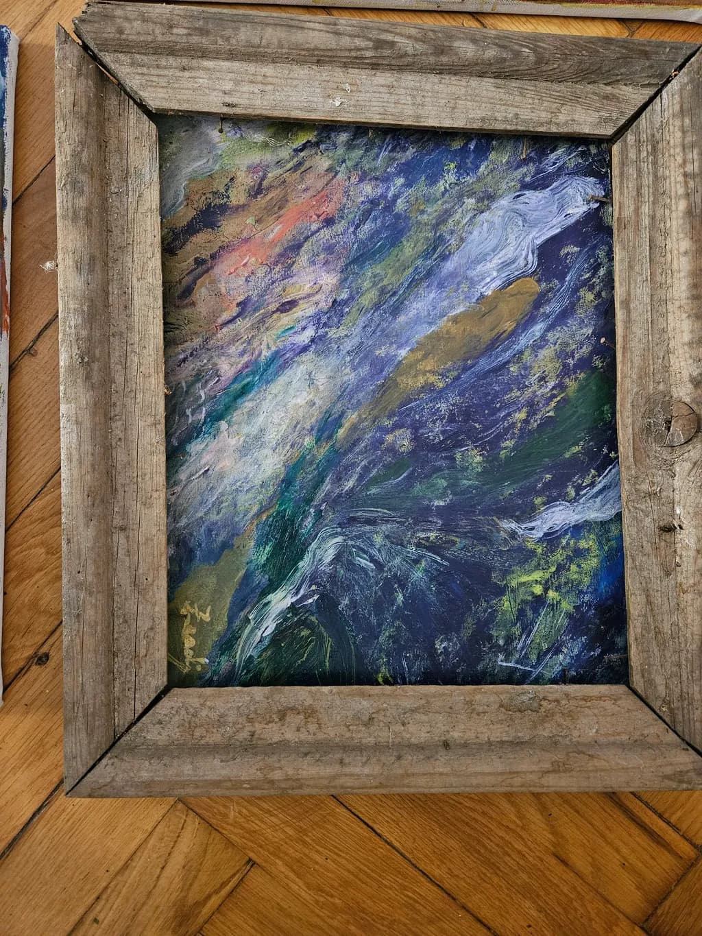 Whispers of the Ocean: A Vibrant Abstract Journey Through Color and Emotion