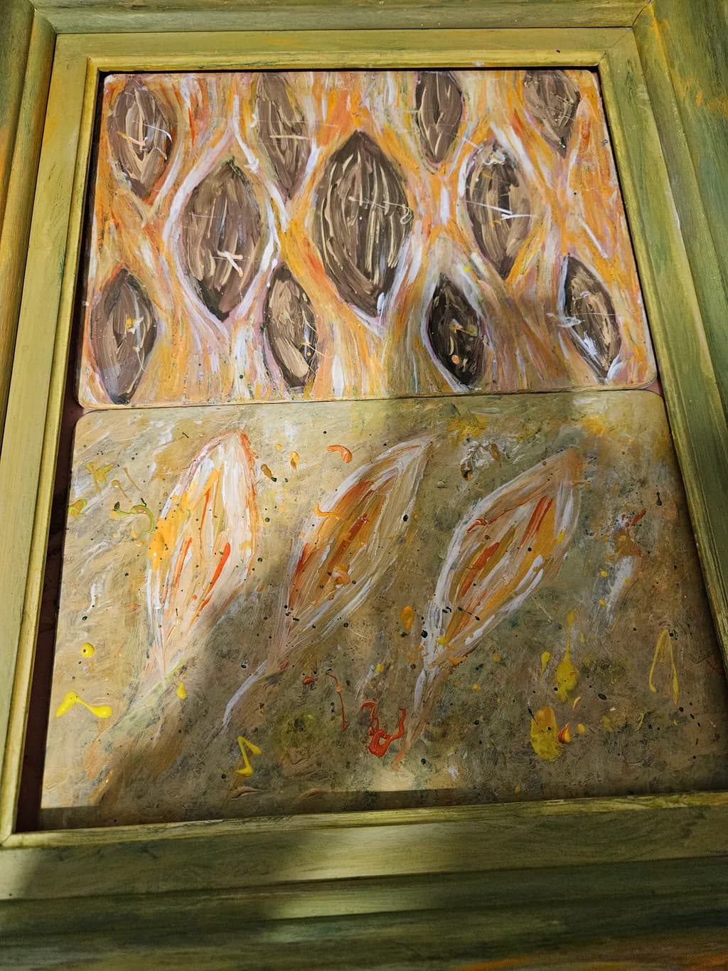 Whispers of Nature: An Abstract Journey Through Color and Texture