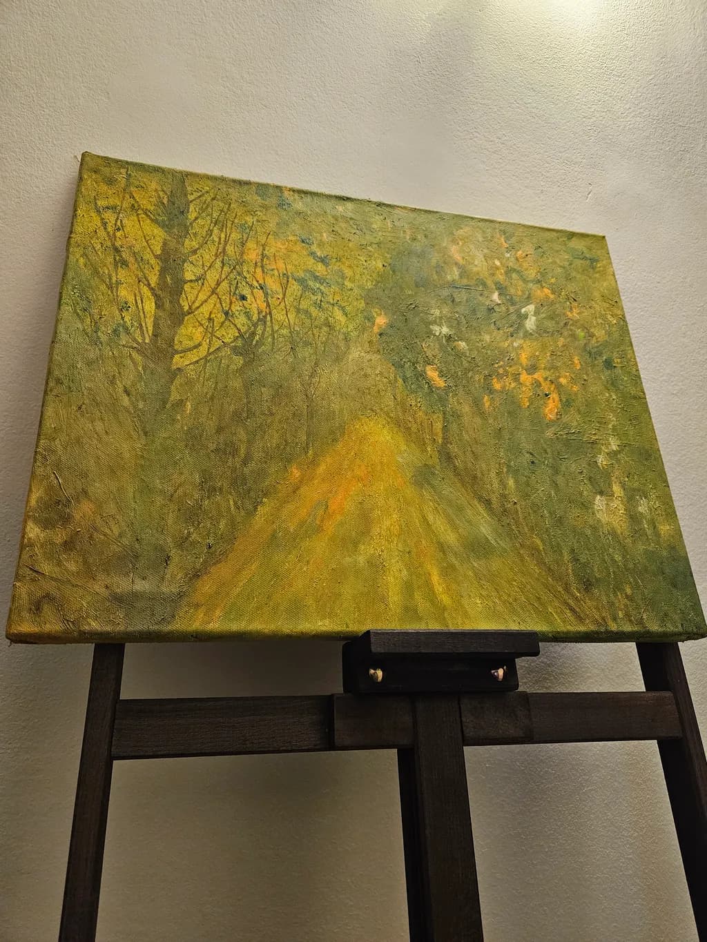Whispers of Autumn: A Serene Path Through Golden Woods