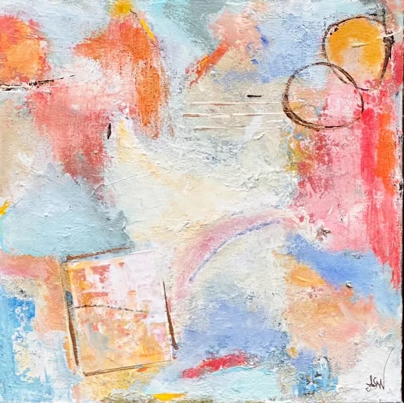 Whispers of Color: An Abstract Journey Through Light and Emotion